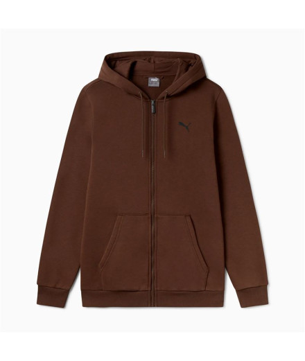 Veste Homme Puma Essentials+ Graphic Hoodie Fz Brown Veste Homme Puma Essentials+ Graphic Hoodie Fz Brown