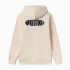 Chaqueta Puma Essentials+ Graphic Hoodie Fz Hombre Beige