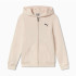 Chaqueta Puma Essentials+ Graphic Hoodie Fz Infantil Beige