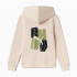 Chaqueta Puma Essentials+ Graphic Hoodie Fz Infantil Beige