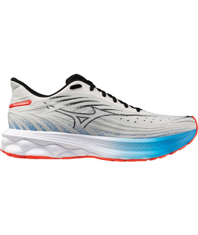 Chaussures Running Mizuno Homme de Wave Skyrise 6 Gris clair