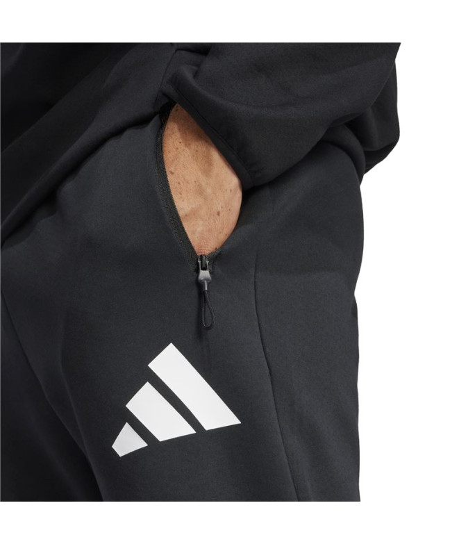 Pantalones adidas Z.N.E. Hombre Negro/Blanco