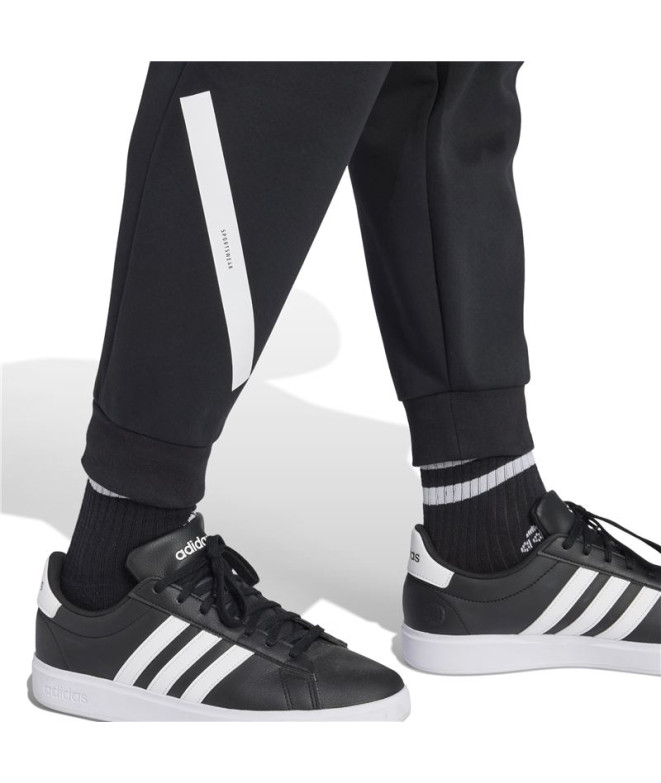Pantalones adidas Z.N.E. Hombre Negro/Blanco