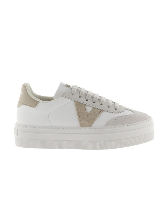 Zapatillas Victoria Barcelona Ciclista Efecto Piel & Serraje Hielo