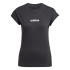 Camiseta adidas Mulher Lin Sj Preto/Branco