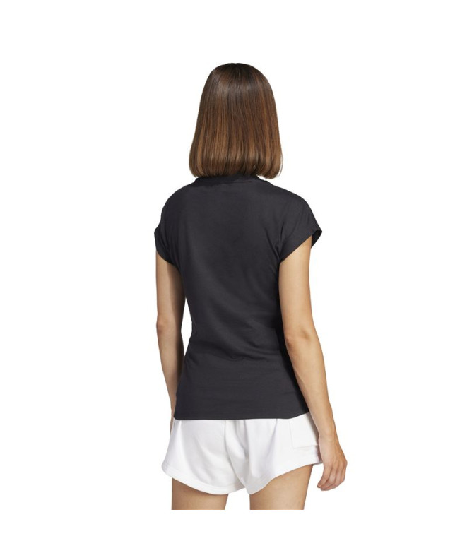 T-shirt adidas Femme Lin Sj Noir/Blanc