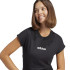 Camiseta adidas Mulher Lin Sj Preto/Branco