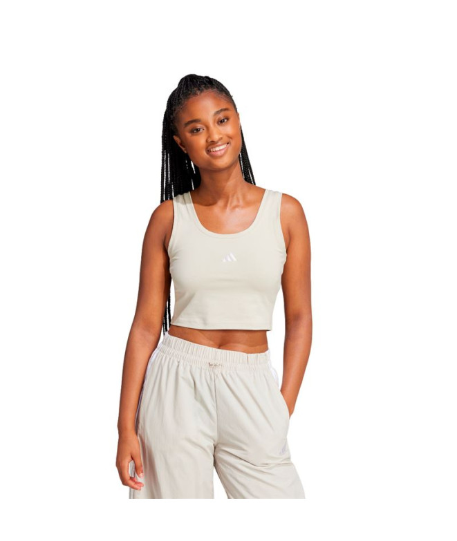 Camiseta adidas Mulher Sl Sj Tk Azul/branco