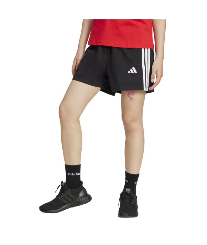 Pantalons adidas Femme 3 Bands Sj Sho Noir/Blanc