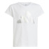 Camiseta adidas Menina Jg Glam Branco