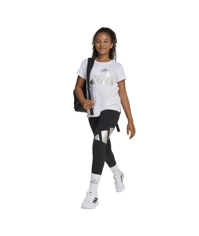 T-shirt adidas Fille Jg Glam White