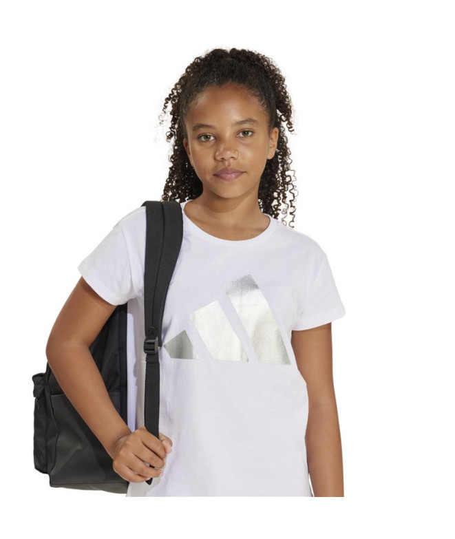 Camiseta adidas Menina Jg Glam Branco
