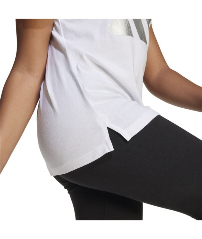 Camiseta adidas Menina Jg Glam Branco