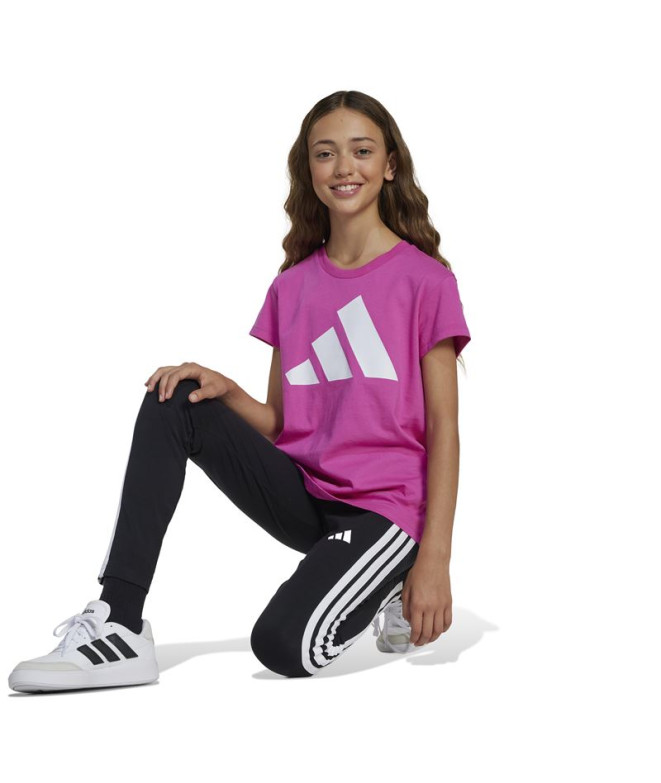 Mallas adidas Jg 3 Bandas 230 Niña Negro/Blanco