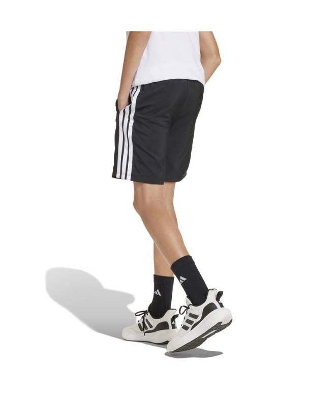 Pantalons adidas Enfant 3 bandes Wv Sh Noir/Blanc