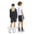 Calça adidas Infantil 3 Bandas Wv Sh Preto/Branco