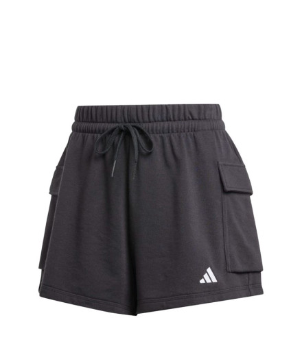 Pantalones adidas Sl French Terry Sho Mujer Negro/Blanco