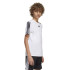 Camiseta Fitness adidas Menino de Tr-Es 3 Band Branco/Preto
