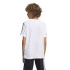 Camiseta Fitness adidas Menino de Tr-Es 3 Band Branco/Preto