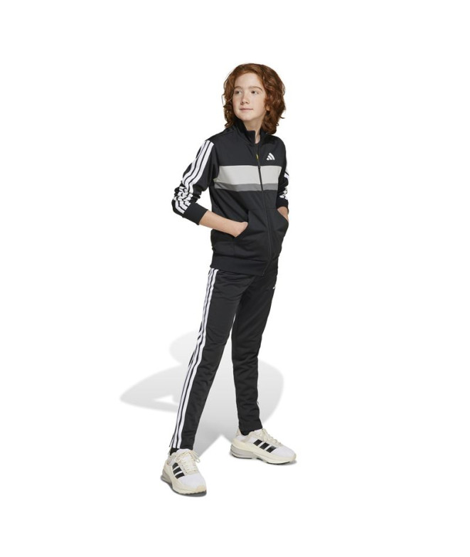 adidas Enfant Tracksuit 3-Stripes Tiberio Ts Black