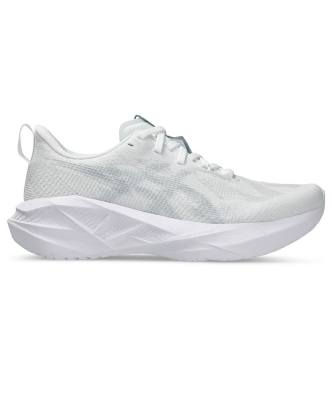 Chaussures Running Femme de ASICS Novablast 5 Blanc/Gris