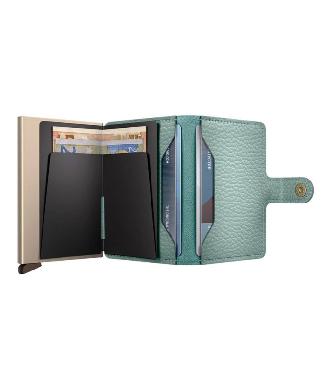 Carteira Miniwallet Secrid Pebble Sea Green