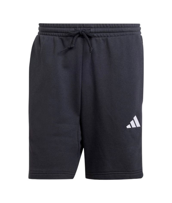 Calça adidas French Terry Homem 3 Bandas Sho Preto/Branco