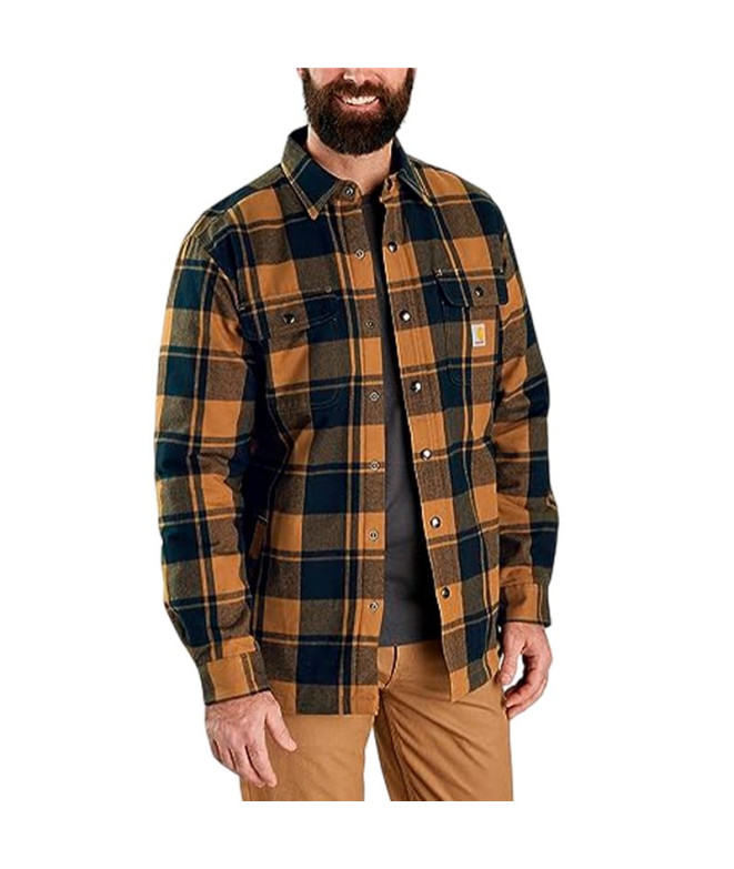 Chemise Carhartt Flannel Sherpa-Lined Jac Homme...