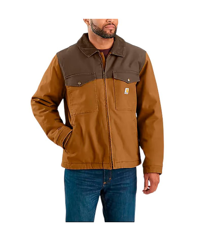 Veste Montana Homme Carhartt Duck Insulated Brown/Coffee