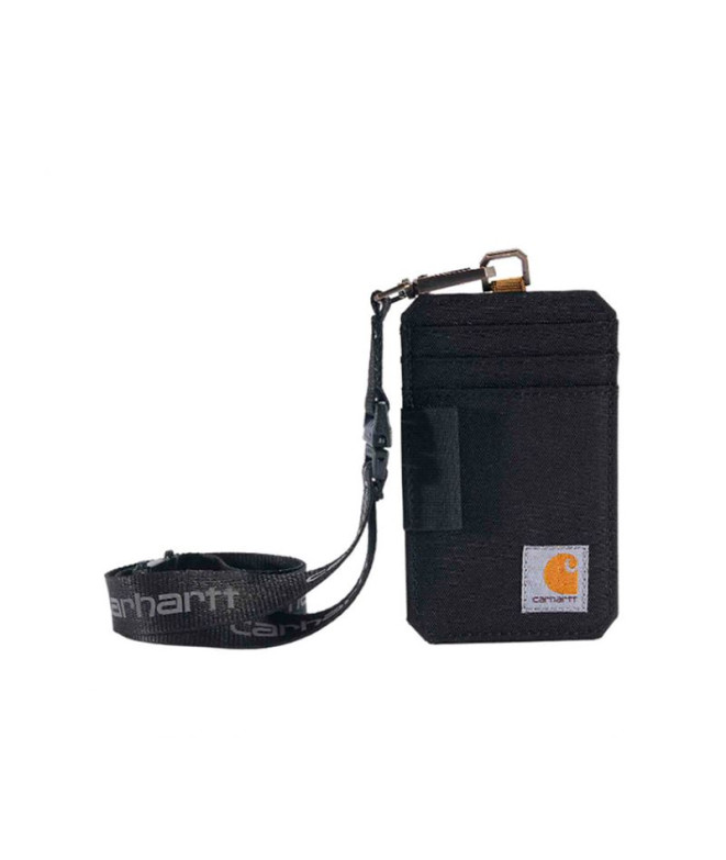 Carteira Homem Porta-identificações Carhartt Nylon Duck e Preto