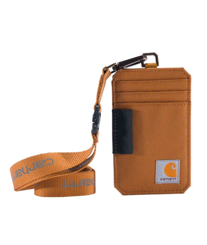 Carteira Homem Porta-identidade Carhartt Nylon Duck e ® Castanho