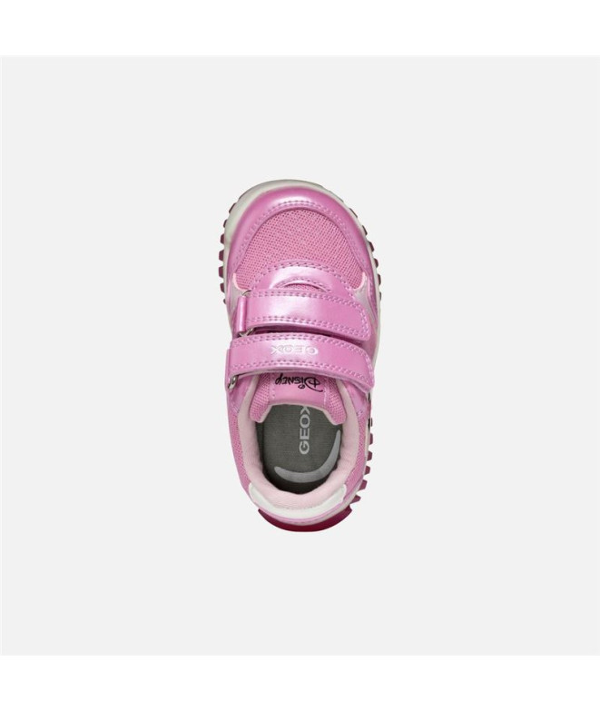 Zapatillas Geox Lightyloo Niña Rosa