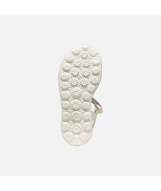 Sandálias Infantil Geox Puffypop Gi Lt Ivory