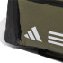 Bolsa Fitness adidas do Essentials 3-Stripes Duffel Bag Small Olive Green