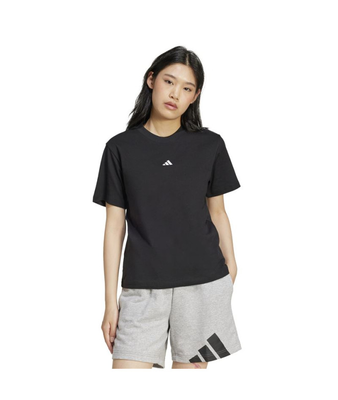 Camiseta adidas Mulher Sl Sj Preto/branco