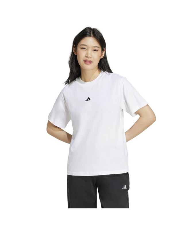 Camiseta adidas Mulher Sl Sj Branco/Preto