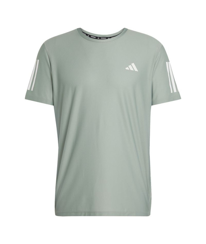 Camiseta Running adidas Homem de Own the Run Green