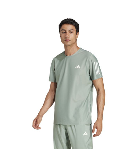 T-shirt Running adidas Homme de Own the Run Green 2