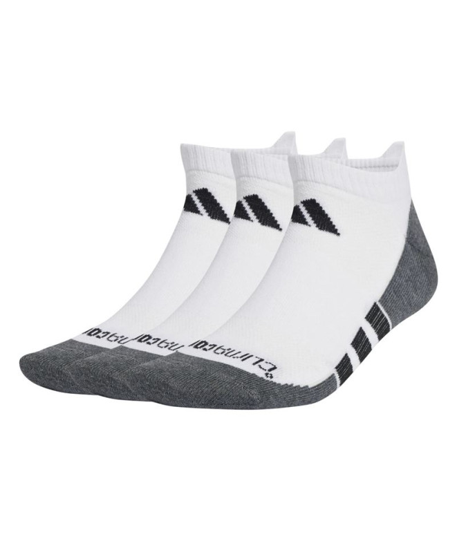 Calcetines de FitnEssentials adidas Prf T Cc Low 3P Infantil Blanco/Negro