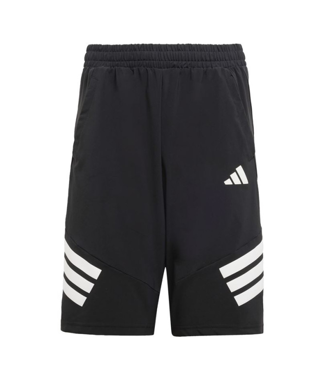 Calça Fitness adidas Menino de Spr Shorts Preto/Branco