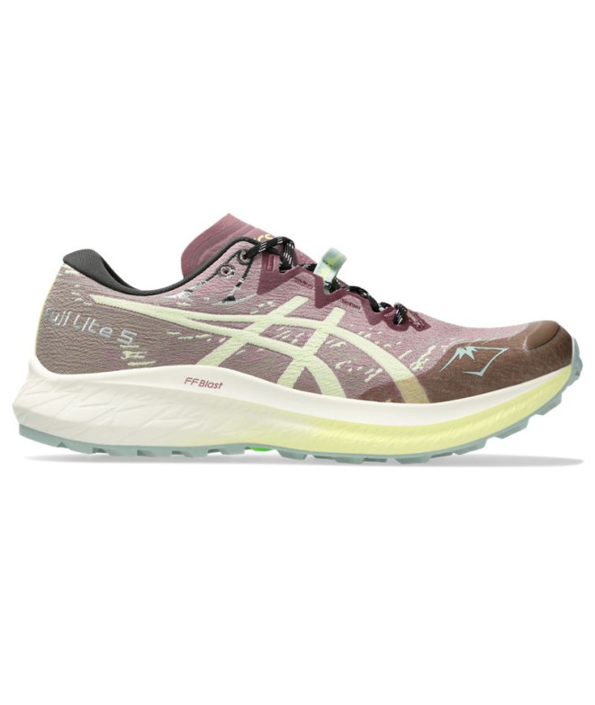 Chaussures Trail Fuji Femme de ASICS Lite 5 Rainy Lake/Noir