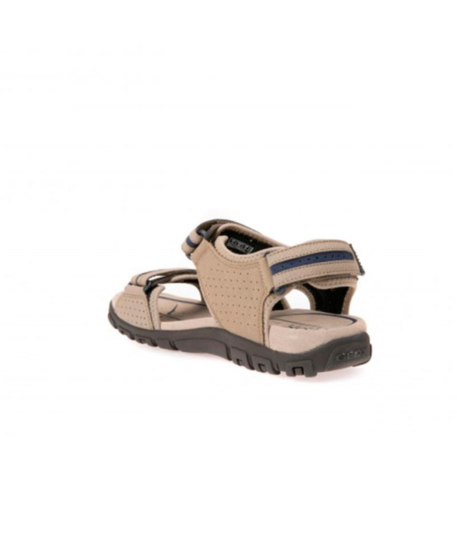 Sandales Homme Geox Strada Sand/Navy Blue