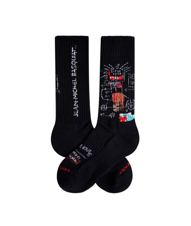 Calcetines Jimmy Lion Athletic Basquiat Gem Spa Negro Hombre