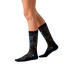 Chaussettes Jimmy Lion Athlétique Basquiat Rois d'Égypte Noir Homme