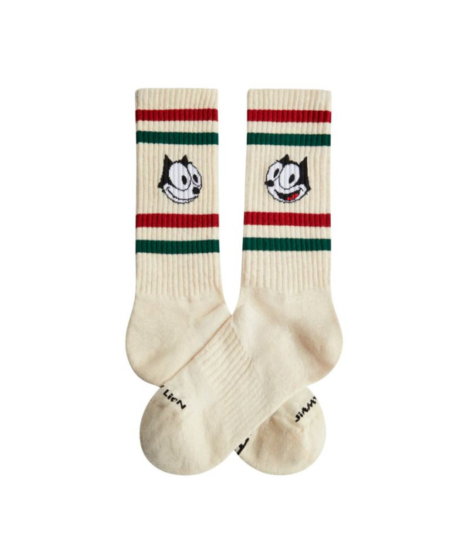 Calcetines Jimmy Lion Athletic Felix The Origin Beige Hombre