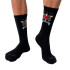 Calcetines Jimmy Lion Athletic Frida Corazon Negro Hombre