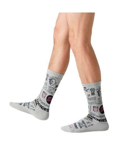 Chaussettes Jimmy Lion Athletic Goonies 4 Life Grey Homme 2