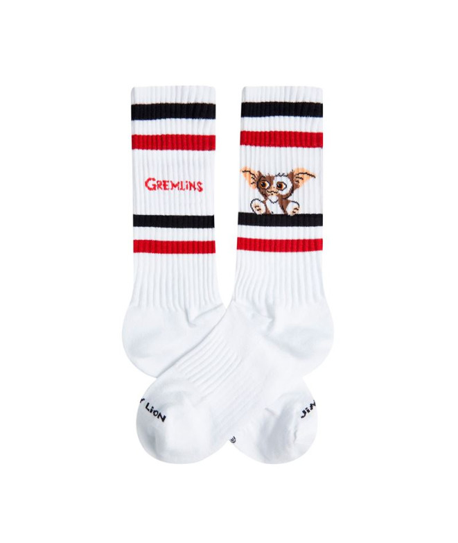 Calcetines Jimmy Lion Athletic Gremlins Blanco Hombre