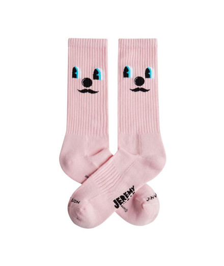 Meias Jimmy Lion Athletic - Jethro Face Pink