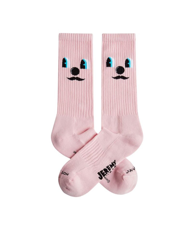 Chaussettes Jimmy Lion Athletic - Jethro Face Pink